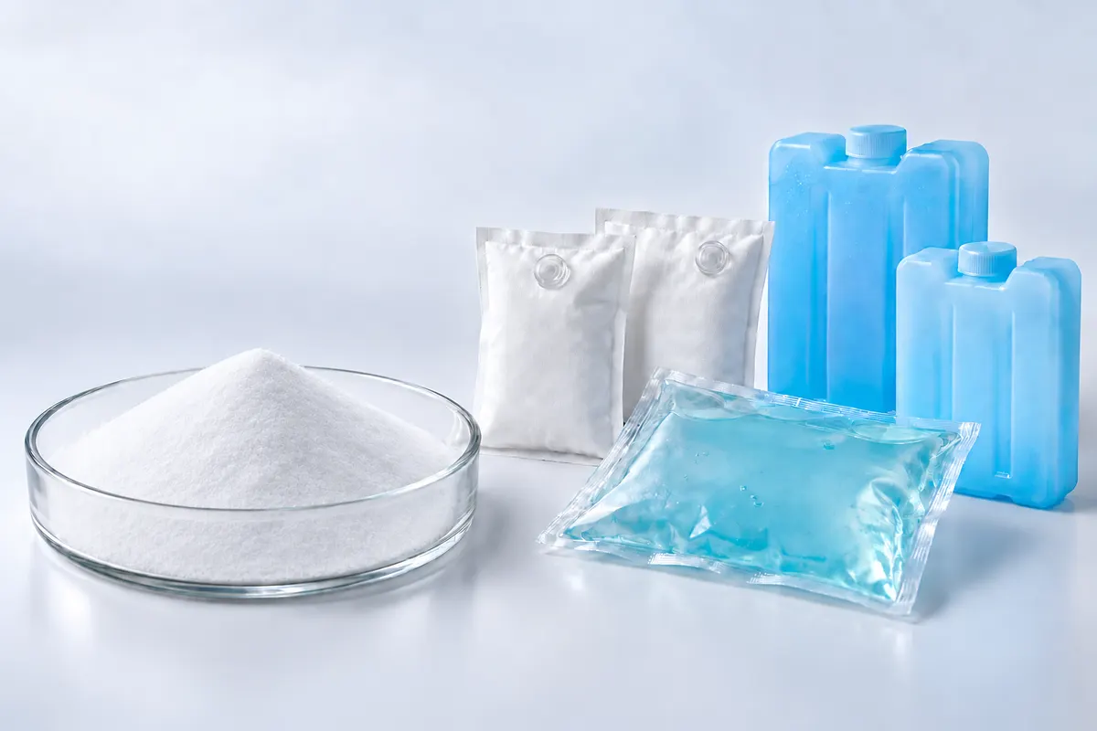 Superabsorbent Polymers for Gel Ice Packs application